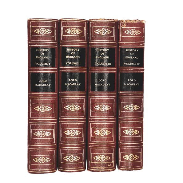 Lord Macaulay’s History of England - 4 Volume Set