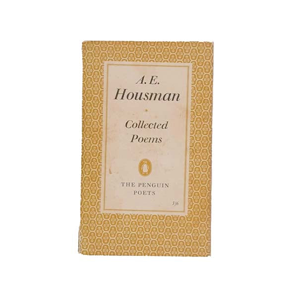 A.E. Housman's Collected Poems - Penguin 1956