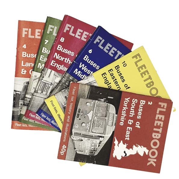 Fleetbook Buses 6 Book Collection 1974 - 1977