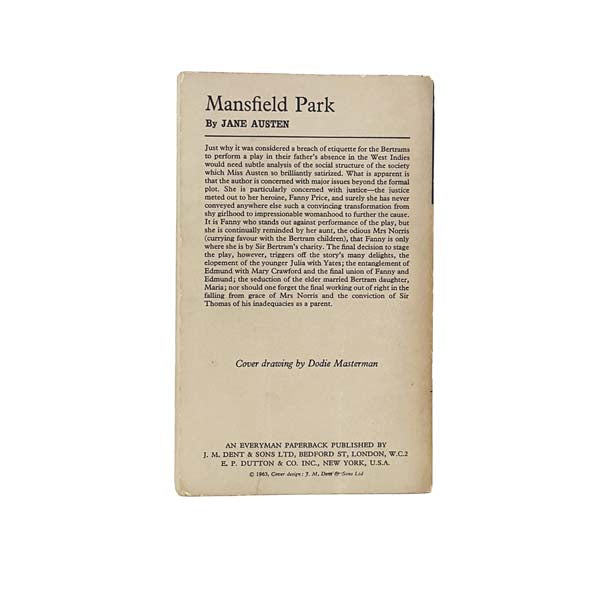 Jane Austen’s Mansfield Park - Everyman, 1963