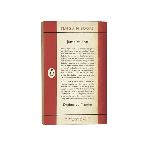 Daphne Du Maurier’s Jamaica Inn - Penguin, 1962