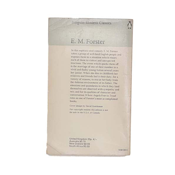 E.M. Forster's Where Angels Fear To Tread 1965-9