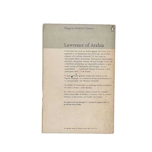 Lawrence of Arabia's Seven Pillars of Wisdom 1965