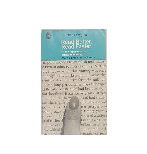 Read Better, Read Faster by Manya &amp; Eric De Leeuw 1971