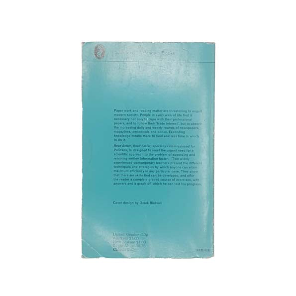 Read Better, Read Faster by Manya &amp; Eric De Leeuw 1971