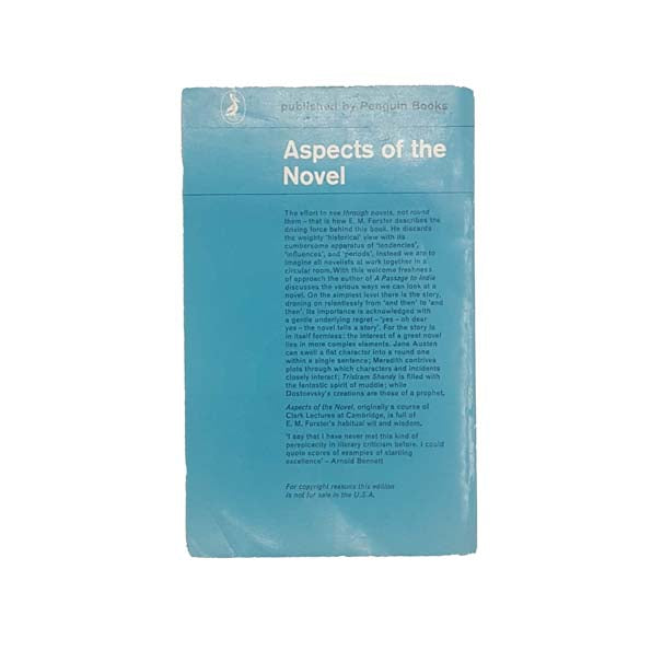 Aspects of the Novel by E.M. Forster 1963