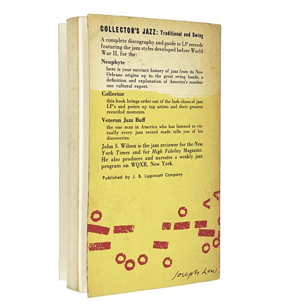 The Collector's Jazz: Traditional and Swing by John S.Wilson 1958 - Keystone