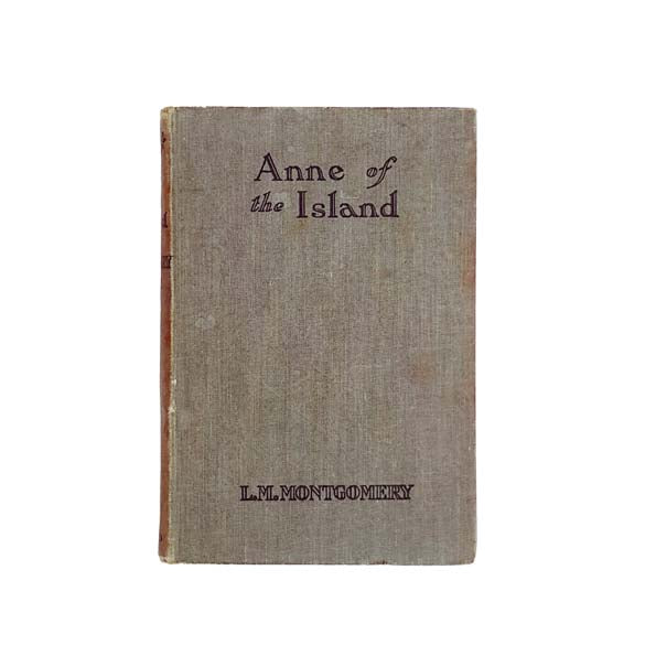L.M. Montgomery's Anne of The Island 1934