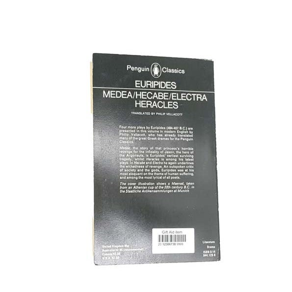 Medea and Other Plays by Euripides,penguin,1979