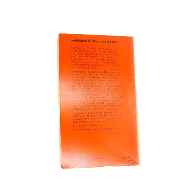 A Blueprint for Survival by The Ecologist,penguin,1972