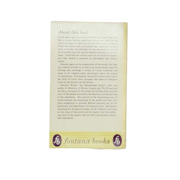 The Scrolls from the Dead Sea by Edmund Wilson 1957