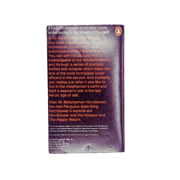 Mr Midshipman Hornblower by C. S. Forester - Penguin 1969