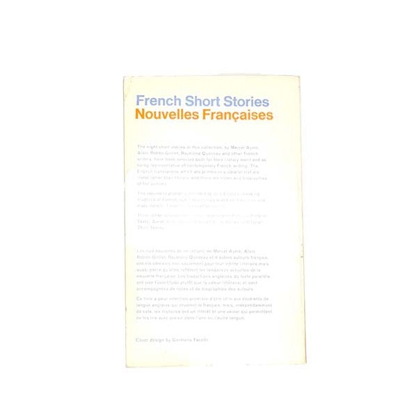 French Short Stories by Nouvelles Françaises, penguin,1967