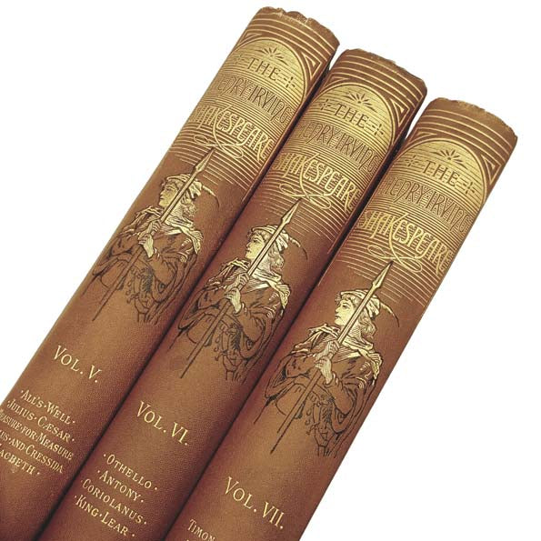 The Henry Irving Shakespeare Collection - 8 Vols - Blackie &amp; Son, 1894
