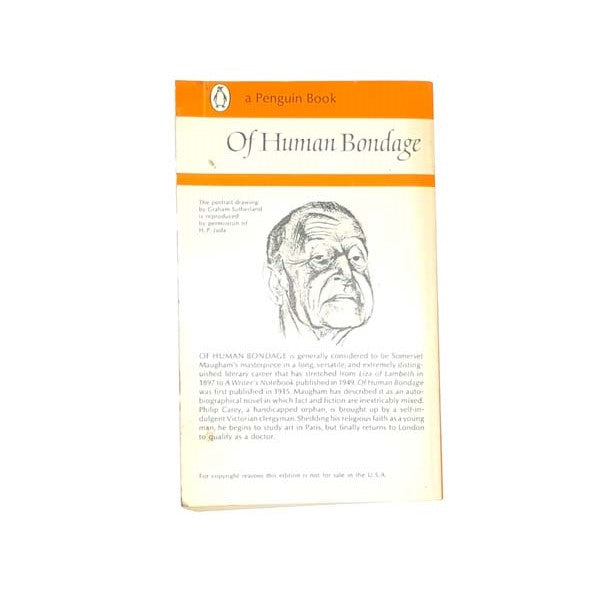 Of Human Bondage by W. Somerset Maugham, penguin,1963-70