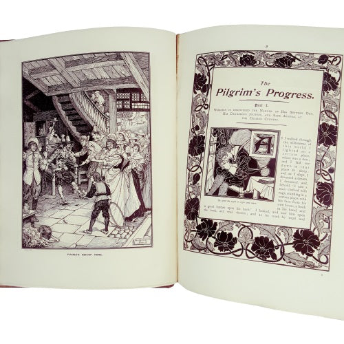 John Bunyan's The Pilgrim's Progress - Limited Edition No. 119/200 c1903