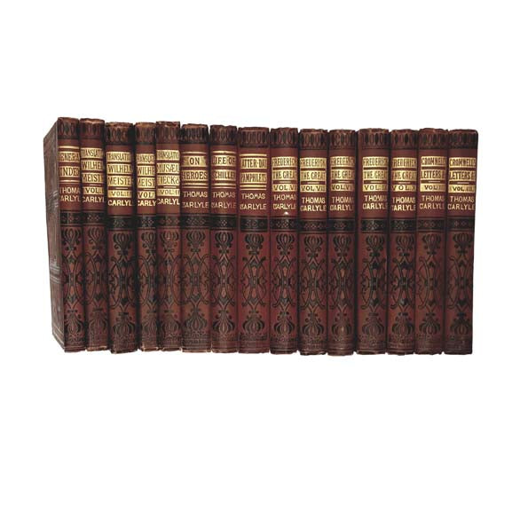 Thomas Carlyle Collection - 15 Volumes - Chapman &amp; Hall, 1872
