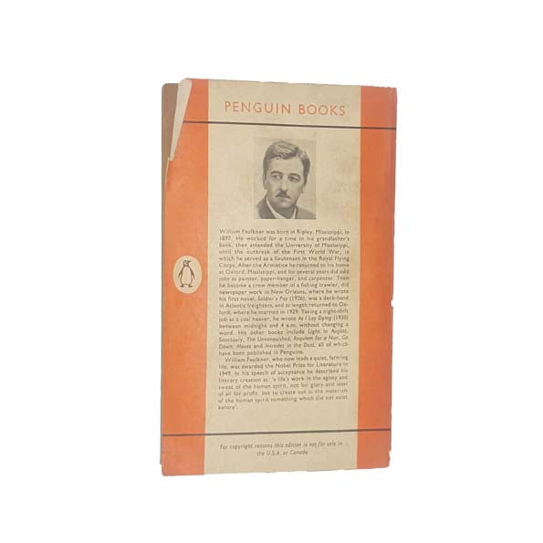 Light in August by William Faulkner - Penguin, 1960