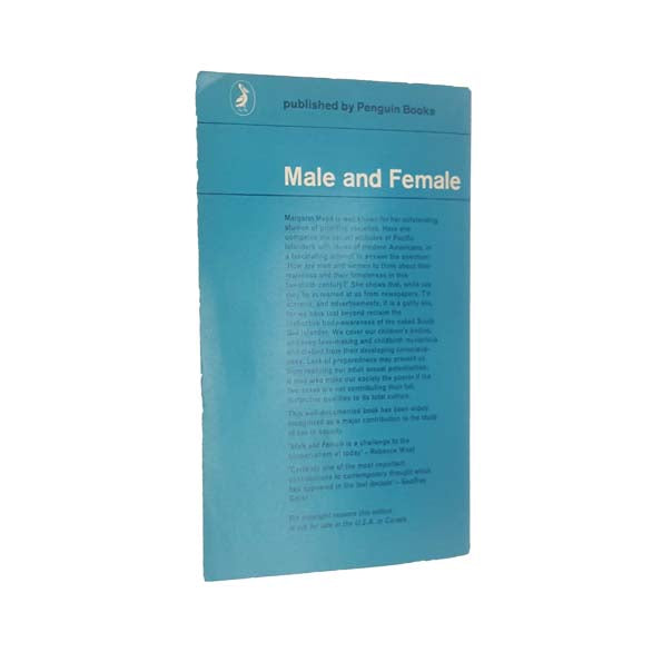 Male and Female by Margaret Mead - Pelican, 1962