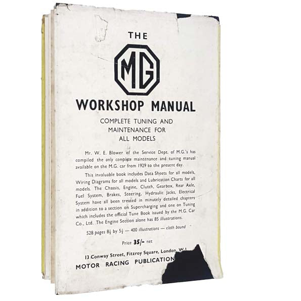The Riley Manual Instruction Maintenance - 1956