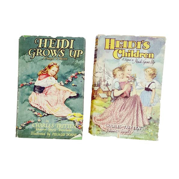 Charles Tritten's Heidi Grows Up &amp; Heidi's Children - Collins, 1966-80