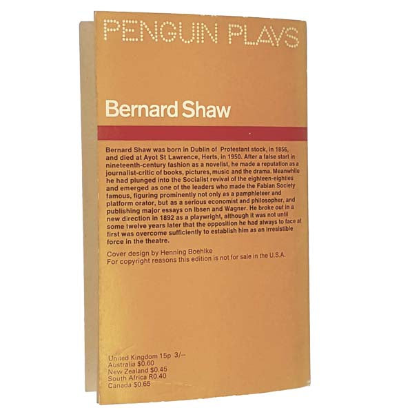 Bernard Shaw's Saint Joan 1969 - Penguin