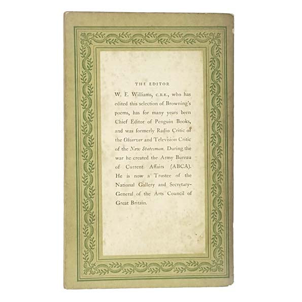 The Penguin Poets Browning 1954