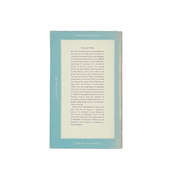 From Donne to Marvell by Boris Ford - Pelican, 1956