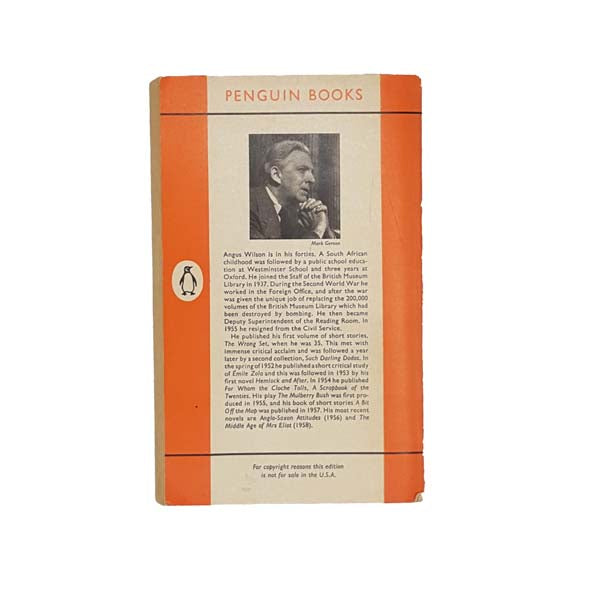 Angus Wilson's The Middle Age of Mrs Eliot - Penguin, 1961