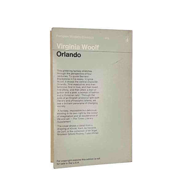 Virginia Woolf's Orlando - Penguin, 1967