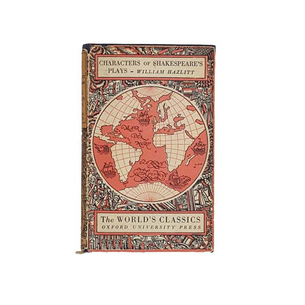 Characters of Shakespeare's Plays by William Hazlitt 1934