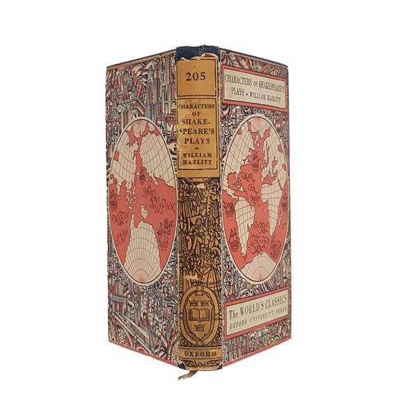 Characters of Shakespeare's Plays by William Hazlitt 1934
