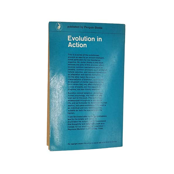 Evolution in Action by Julian Huxley - Pelican, 1963