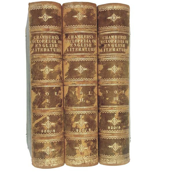 Chambers Encyclopedia of English Literature - Vols 1-3, 1901