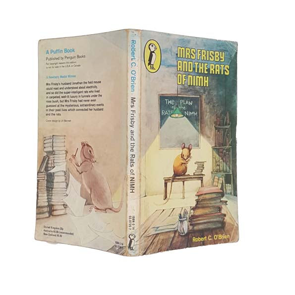Mrs Frisby &amp; the Rats of Nimh by Robert O’Brien - Puffin, 1975
