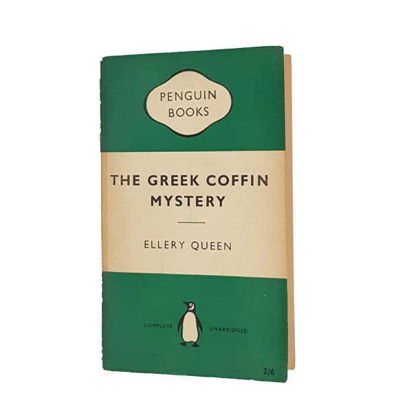 The Greek Coffin Mystery by Ellery Queen - Penguin, 1957