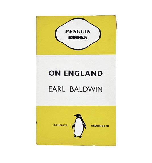 On England by Earl Baldwin - Penguin, 1938