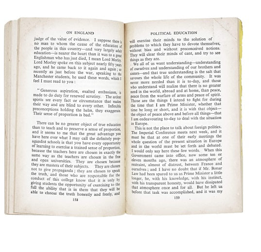 On England by Earl Baldwin - Penguin, 1938