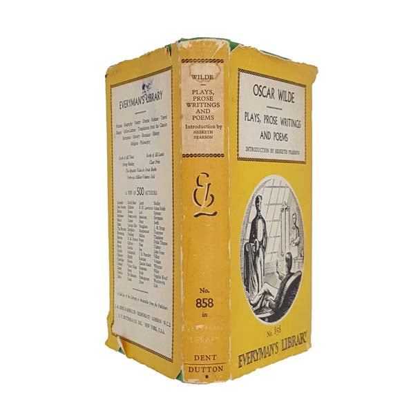 Oscar Wilde's Plays, Prose, Writings and Poems 1967