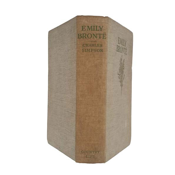 Emily Brontë by Charles Simpson 1929 - First Edition