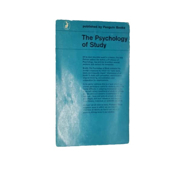 The Psychology of Study by C.A. Mace - Pelican, 1964