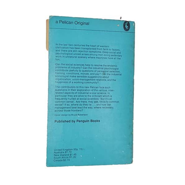 Industrial Society by Denis Pym - Pelican, 1968