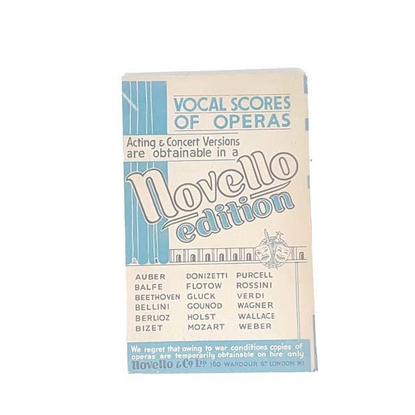 Opera by Edward J.Dent, pelican,1945