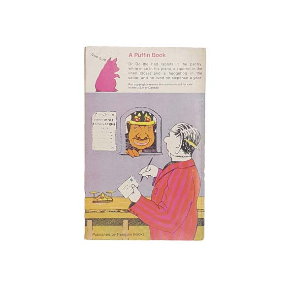 Doctor Dolittle's Post Office by Hugh Lofting - Puffin, 1967