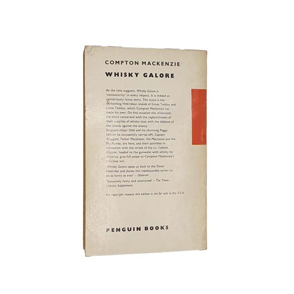 Whisky Galore by Compton Mackenzie - Penguin, 1961