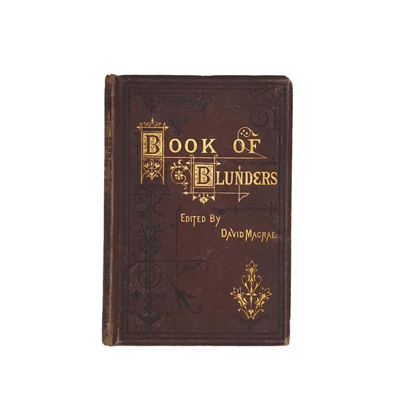 Book of Blunders by David Macrae