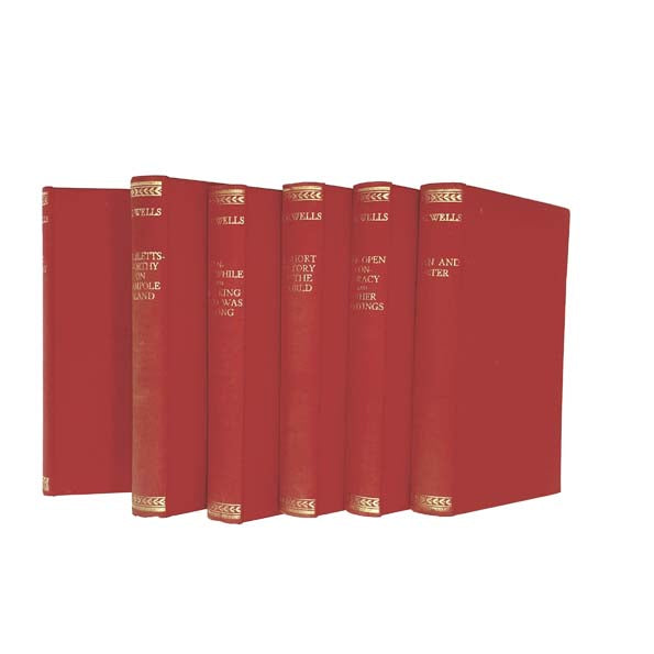H. G. Wells 12 Book Collection 1933 - Waterlow and Sons, London