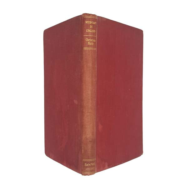 Witchcraft in England by Christina Hole 1945 - First Edition
