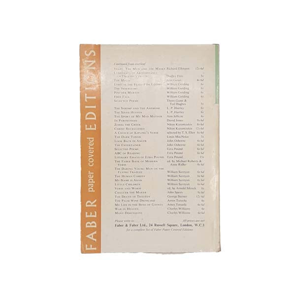 T.S. Eliot's The Use of Poetry &amp; The Use of Criticism