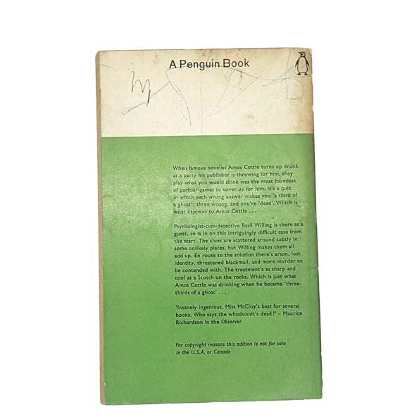 Two-thirds of a ghost by Helen McCloy, penguin,1962